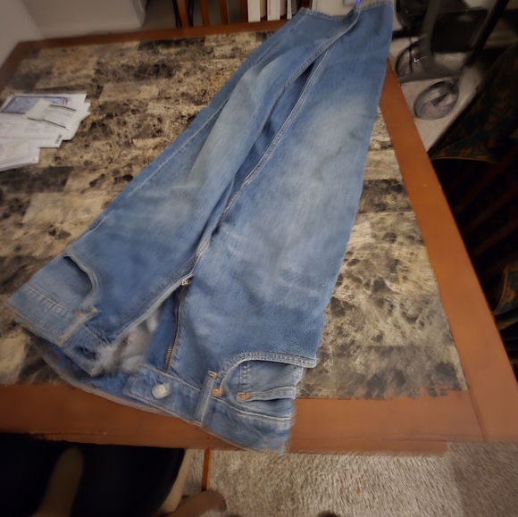 Levi's 505 Straight Fit Denim Jeans - Picture 3 of 5